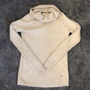 Super cute cowl neck sweater!